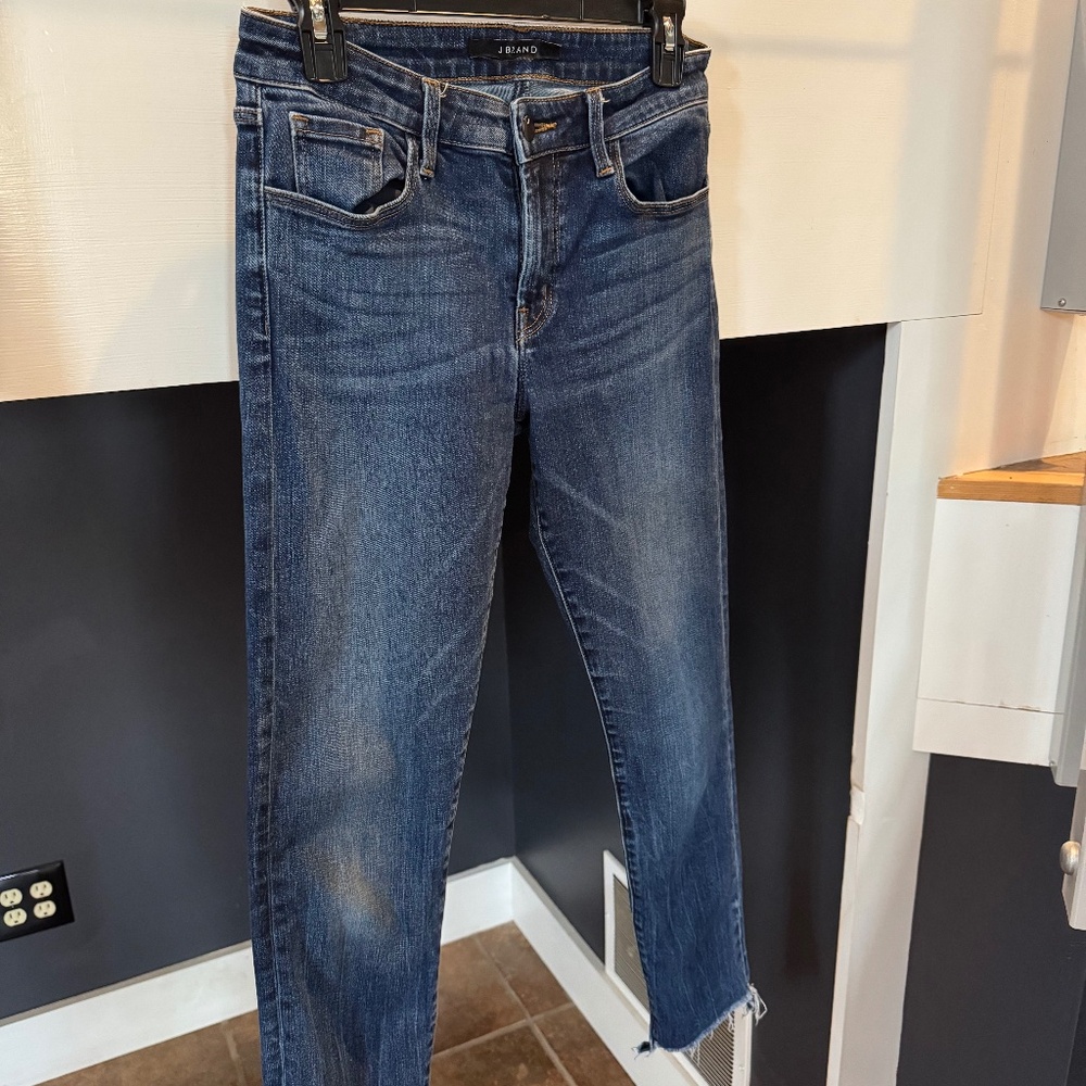 J Brand Raw Hem Skinny Jean